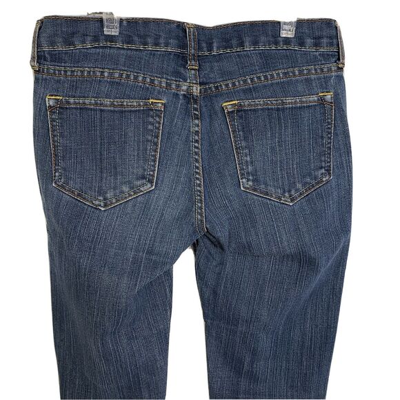 Old Navy Women Jeans Sz 4 Tall The Diva Denim Blue Straight Leg Stretch Low Rise - Picture 4 of 10